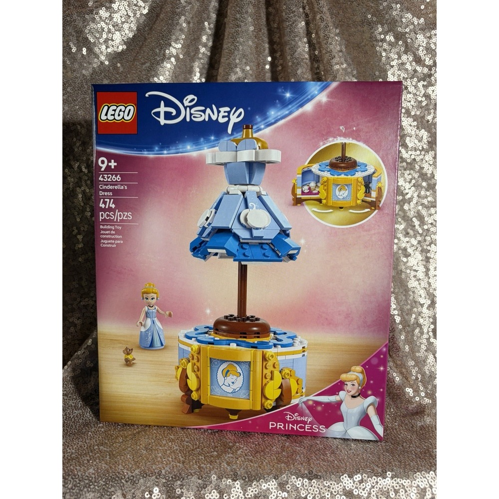 LEGO Disney Cinderella's Dress 43266 Toy Building Kit 474 pcs NEW